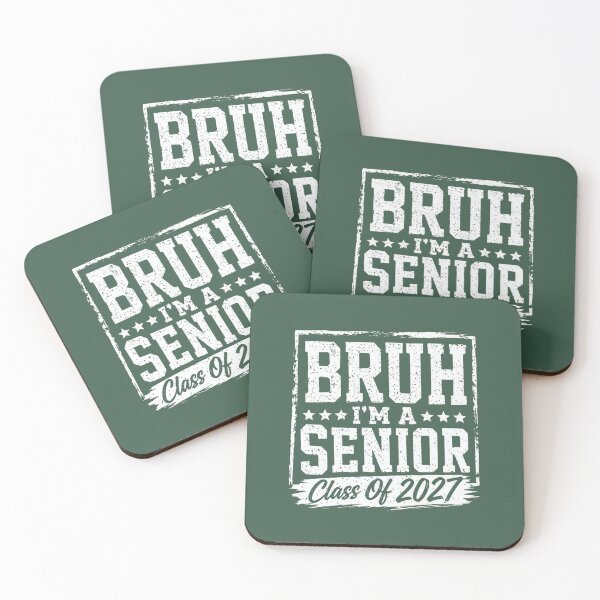 Item preview, Bruh I_m A Senior Class Of 2027 Funny High School Graduation Oversized T-Shirt designed and sold by OfGivingArt.