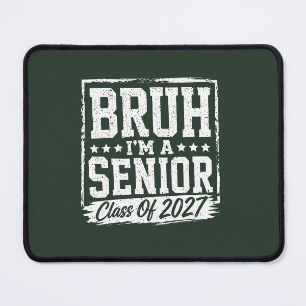 Item preview, Bruh I_m A Senior Class Of 2027 Funny High School Graduation Oversized T-Shirt designed and sold by OfGivingArt.