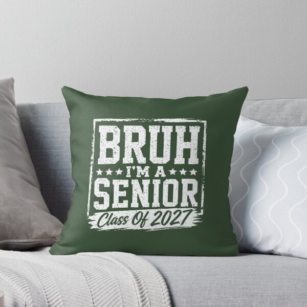 Item preview, Bruh I_m A Senior Class Of 2027 Funny High School Graduation Oversized T-Shirt designed and sold by OfGivingArt.