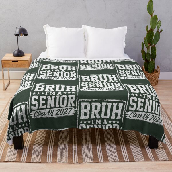Item preview, Bruh I_m A Senior Class Of 2027 Funny High School Graduation Oversized T-Shirt designed and sold by OfGivingArt.