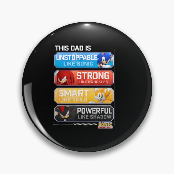 Item preview, Sonic The Hedgehog Father S Day Unstoppable Strong Smart designed and sold by cutezodiac.