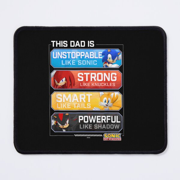 Item preview, Sonic The Hedgehog Father S Day Unstoppable Strong Smart designed and sold by cutezodiac.