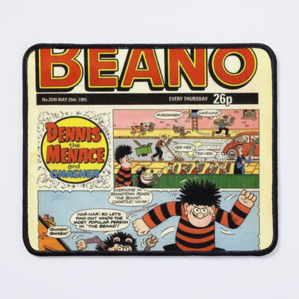 Item preview, Beano Comic Book Beano Cover Art Original Custom Vintage Movie Poster designed and sold by Cool Robot Bro..
