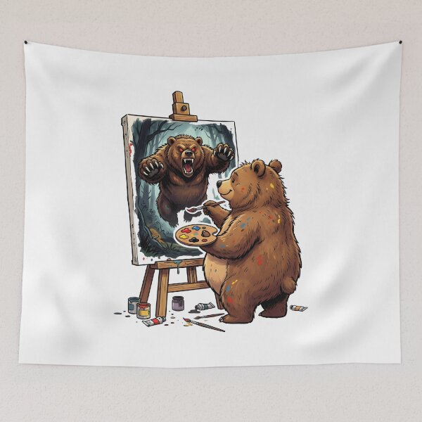 Item preview, The Round Grizzly's Masterpiece designed and sold by Dhenin Studio.