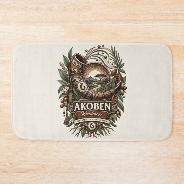 Item preview, Akoben – Symbol of Readiness | Adinkra Wisdom Collection designed and sold by 'VARI'.