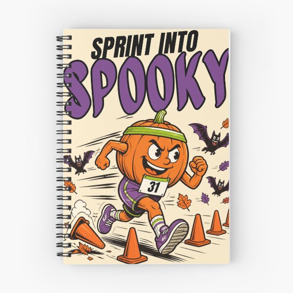 Item preview, Sprint Into Spooky – Halloween PE Teacher designed and sold by BachoOffBit.