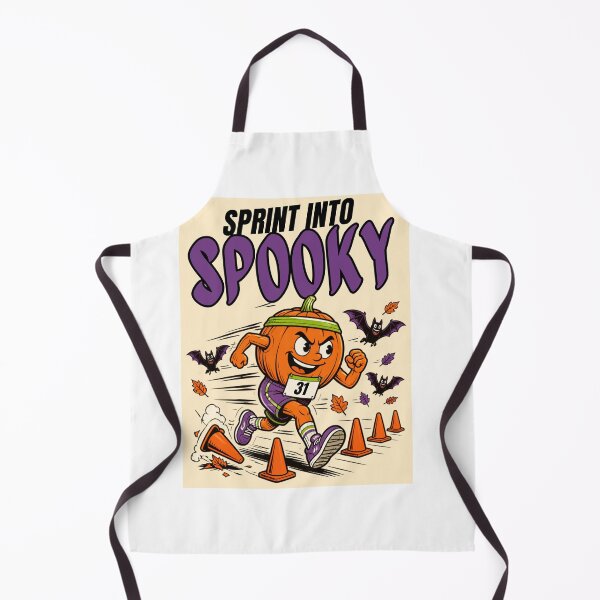 Item preview, Sprint Into Spooky – Halloween PE Teacher designed and sold by BachoOffBit.