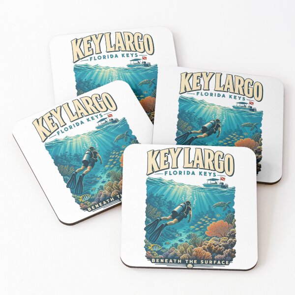 Item preview, Key Largo Beneath the Surface designed and sold by Past in Threads.