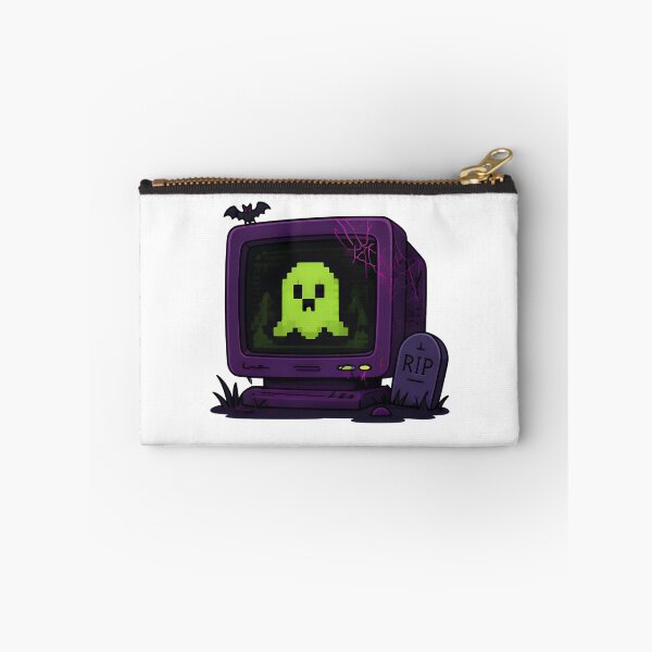 Item preview, Retro Computer Pixel Ghost Spooky Tech designed and sold by aysenism.