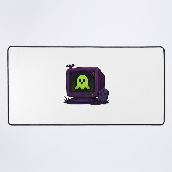 Item preview, Retro Computer Pixel Ghost Spooky Tech designed and sold by aysenism.