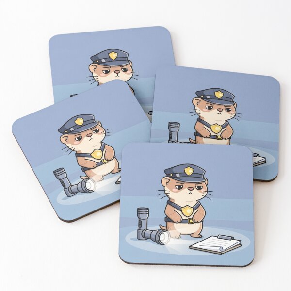 Item preview, The Extremely Serious Ferret Night-Shift Security Guard designed and sold by PictorialWhimsy.