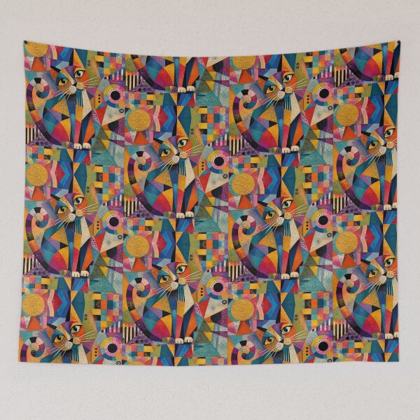 Item preview, Cat Mosaic designed and sold by Liz Redbrake.