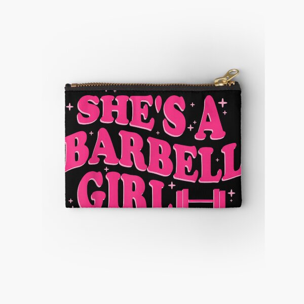 Item preview, She's A Barbell Girl Weightlifting Fitness designed and sold by SiroBellucci.