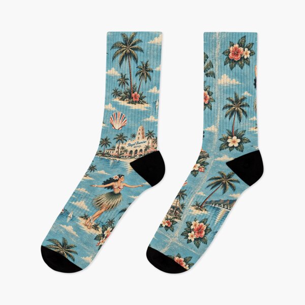 Item preview, Old Retro Hawaii – Vintage Hula & Tropical Island Pattern 3 +91BIRD designed and sold by Plus91BIRD.