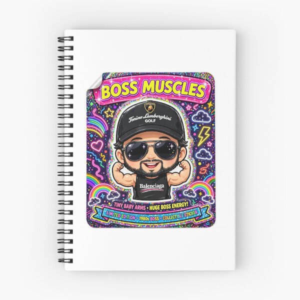Item preview, Boss Muscles Tiny Arms Huge Boss Energy⁠ designed and sold by sticker8622.