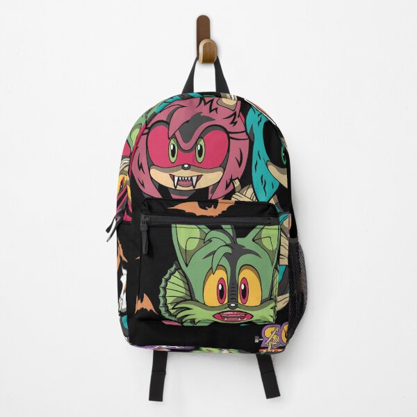 Item preview, Sonic The Hedgehog Halloween Creepy Monster Faces designed and sold by cutezodiac.
