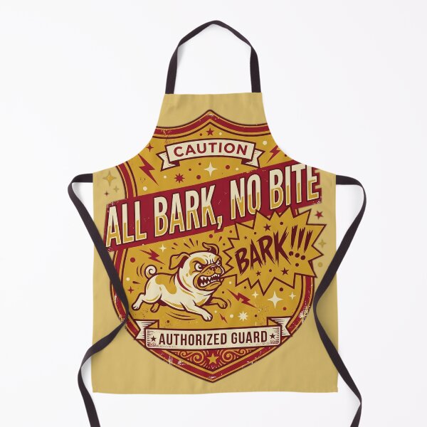 Item preview, All Bark No Bite designed and sold by FurRealStudioCo.