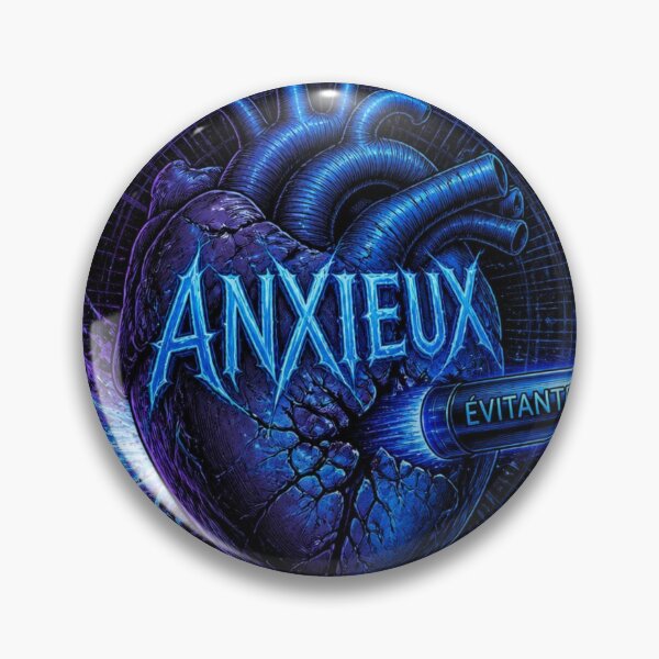 Item preview, Anxious Heart Avoidant Bullet Streetwear Graphic Art designed and sold by Lespribos .