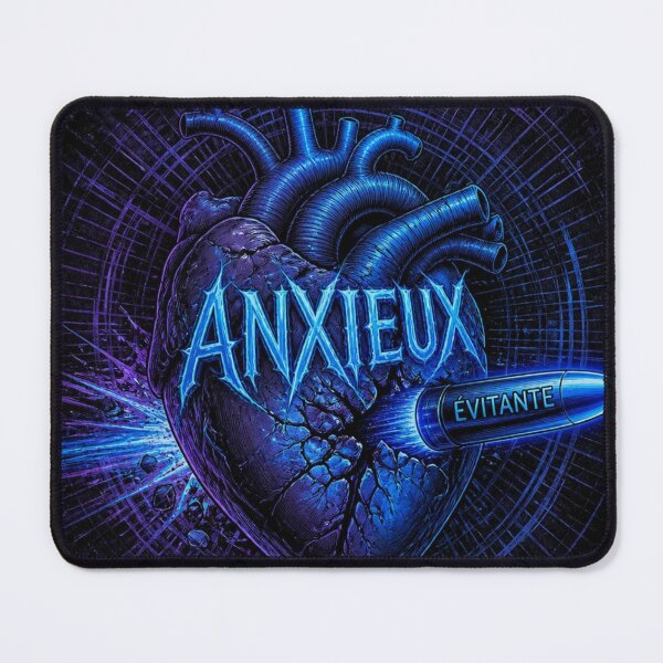 Item preview, Anxious Heart Avoidant Bullet Streetwear Graphic Art designed and sold by Lespribos .