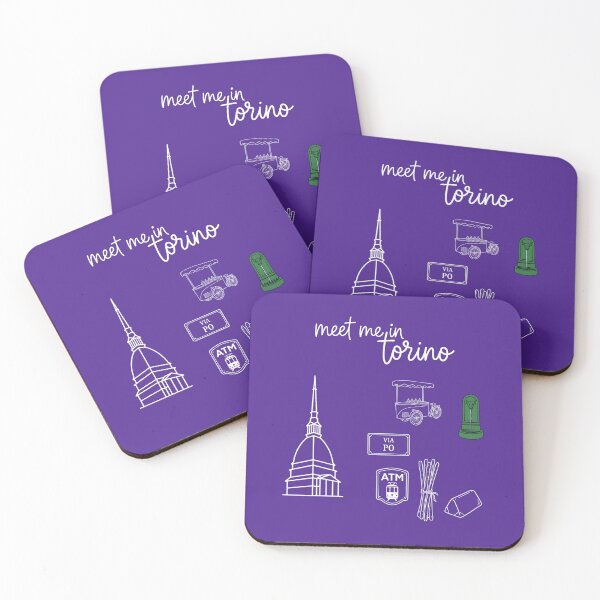 Item preview, Meet Me in Torino - Turin Icons Doodle Art designed and sold by Torinostalgia.