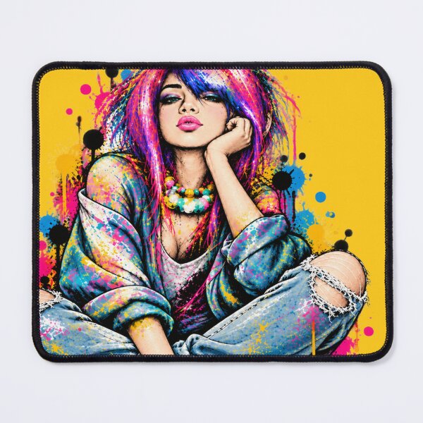 Item preview, Just Me | Colorful Pop Art Girl – NOT HERE TO BLEND IN designed and sold by CollectionsJEm.