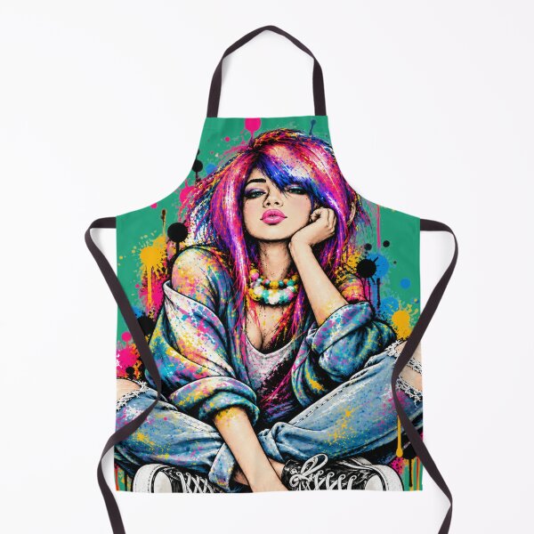 Item preview, Just Me | Colorful Pop Art Girl – NOT HERE TO BLEND IN designed and sold by CollectionsJEm.