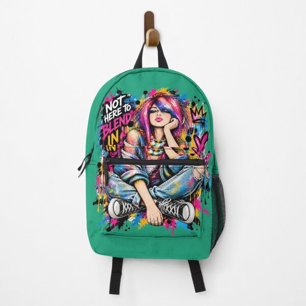 Item preview, Just Me | Colorful Pop Art Girl – NOT HERE TO BLEND IN designed and sold by CollectionsJEm.