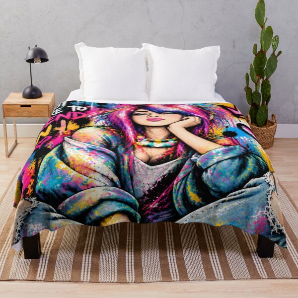 Item preview, Just Me | Colorful Pop Art Girl – NOT HERE TO BLEND IN designed and sold by CollectionsJEm.