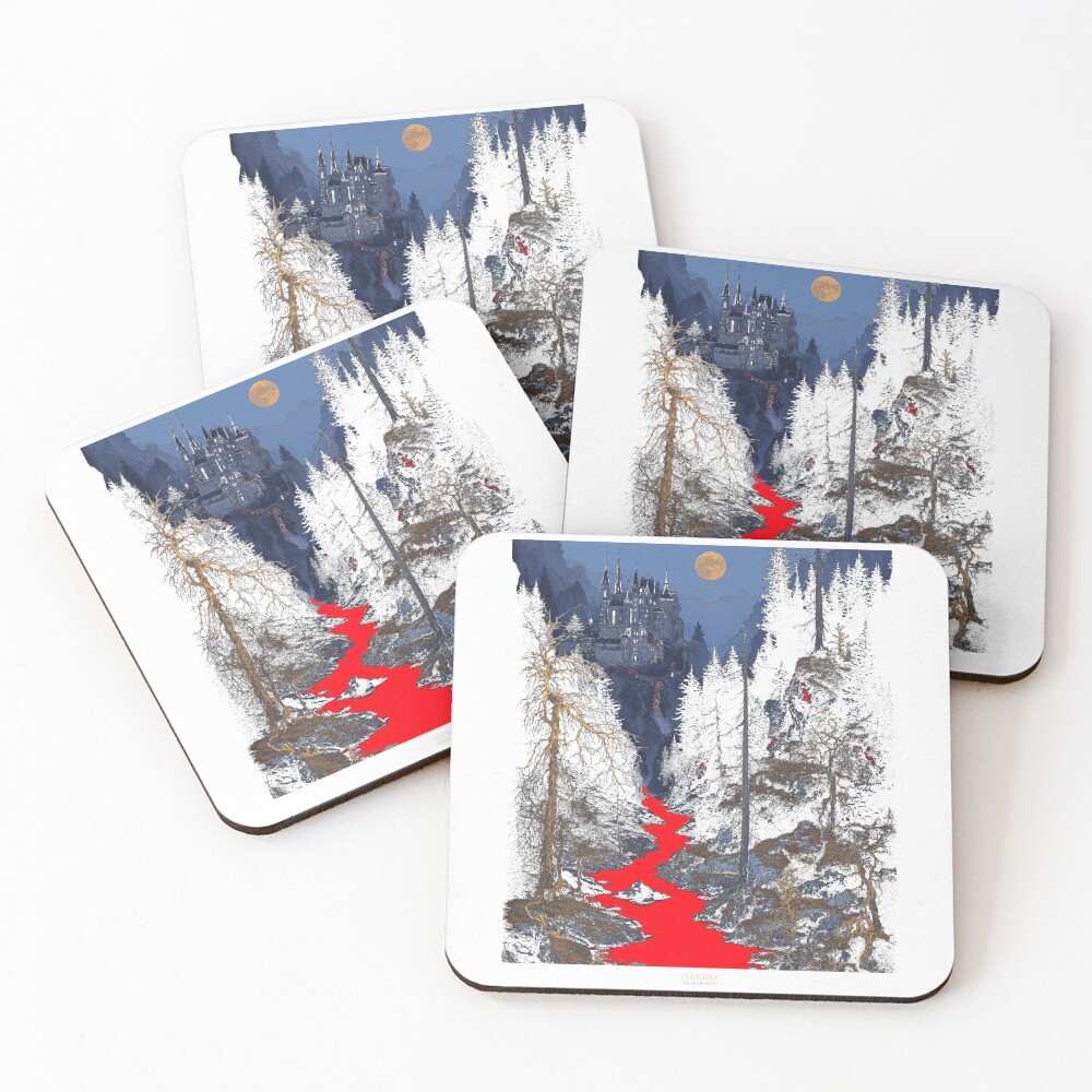 Item preview, Coasters (Set of 4) designed and sold by RiseAgainComics.