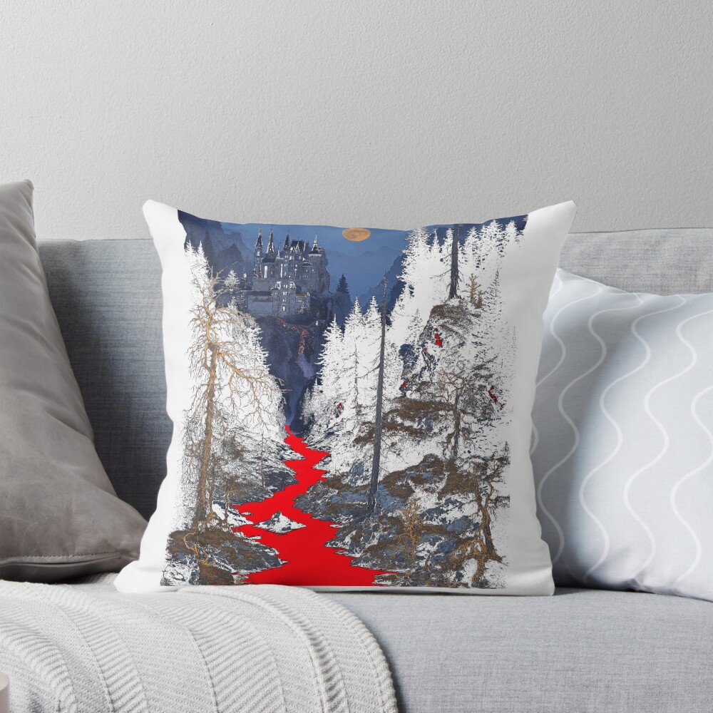 Item preview, Throw Pillow designed and sold by RiseAgainComics.