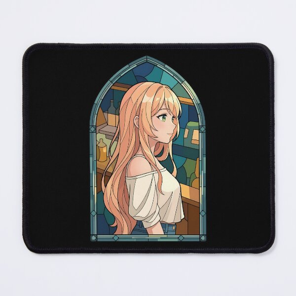 Item preview, Akane Kinoshita My Love Story with Yamada Kun Cafe Glow Stained Glass designed and sold by mildaclairmo.
