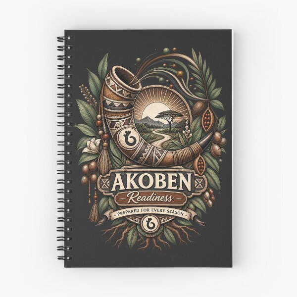 Item preview, Akoben – Symbol of Readiness | Adinkra Wisdom Collection designed and sold by 'VARI'.