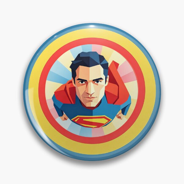 Item preview, Superman Flying - Geometric Pattern designed and sold by Presents For The Dead.