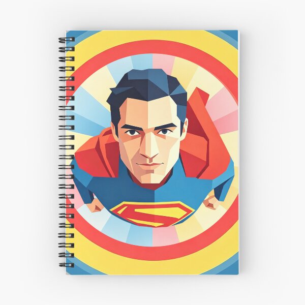 Item preview, Superman Flying - Geometric Pattern designed and sold by Presents For The Dead.
