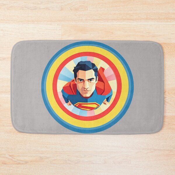 Item preview, Superman Flying - Geometric Pattern designed and sold by Presents For The Dead.