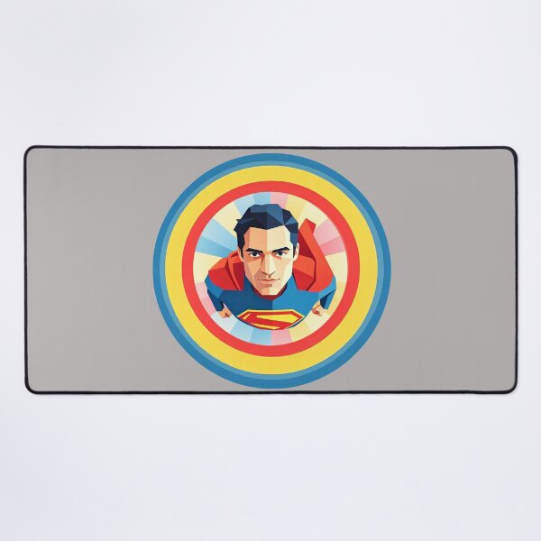 Item preview, Superman Flying - Geometric Pattern designed and sold by Presents For The Dead.