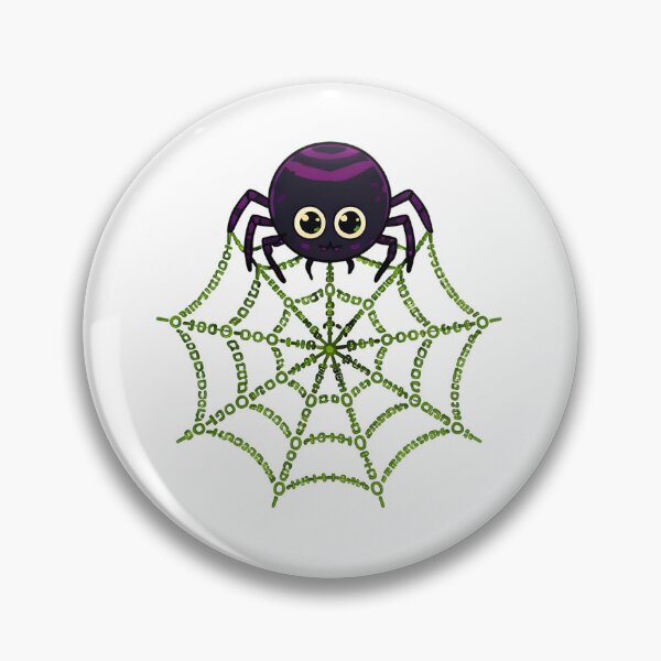 Item preview, Cyber Spider Green Code Web Halloween designed and sold by aysenism.