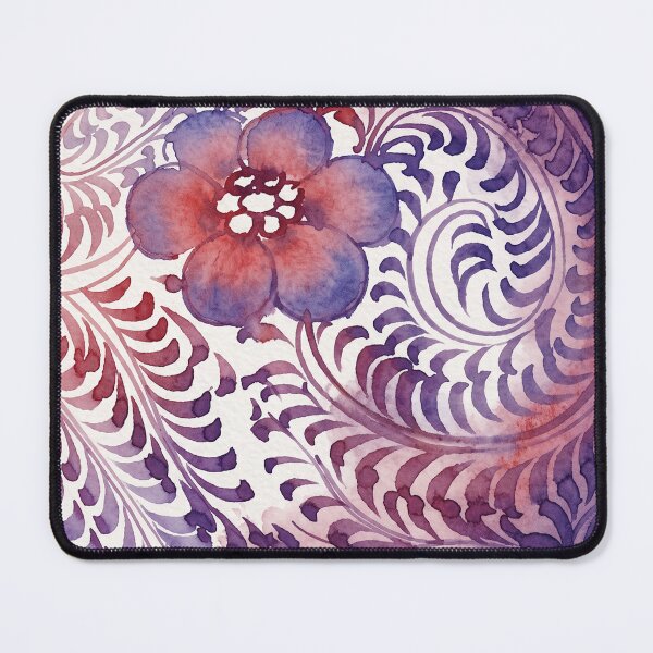 Item preview, Chinoiserie Purple Swirl Floral Watercolor Pattern designed and sold by Fani*.