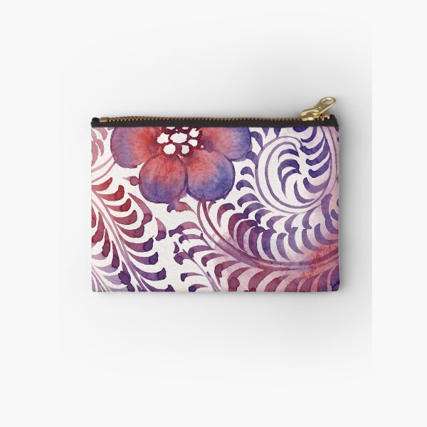 Item preview, Chinoiserie Purple Swirl Floral Watercolor Pattern designed and sold by Fani*.