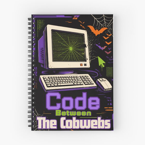 Item preview, Code Between The Cobwebs – Halloween Computer Science Teacher designed and sold by BachoOffBit.