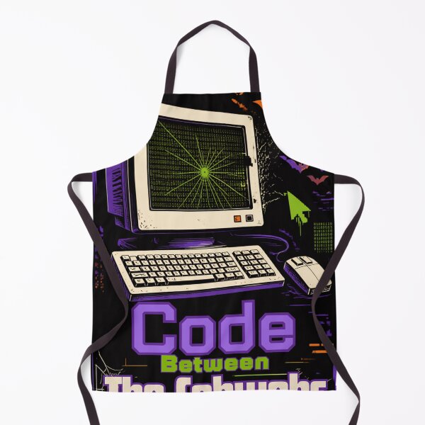 Item preview, Code Between The Cobwebs – Halloween Computer Science Teacher designed and sold by BachoOffBit.