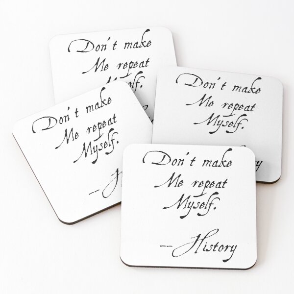 Item preview, Dont Make Me Repeat Myself History Teacher Funny Gift designed and sold by MathWare MathClips.