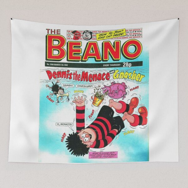 Item preview, Beano Comic Book Beano Cover Art Original Custom Vintage Movie Poster designed and sold by Cool Robot Bro..