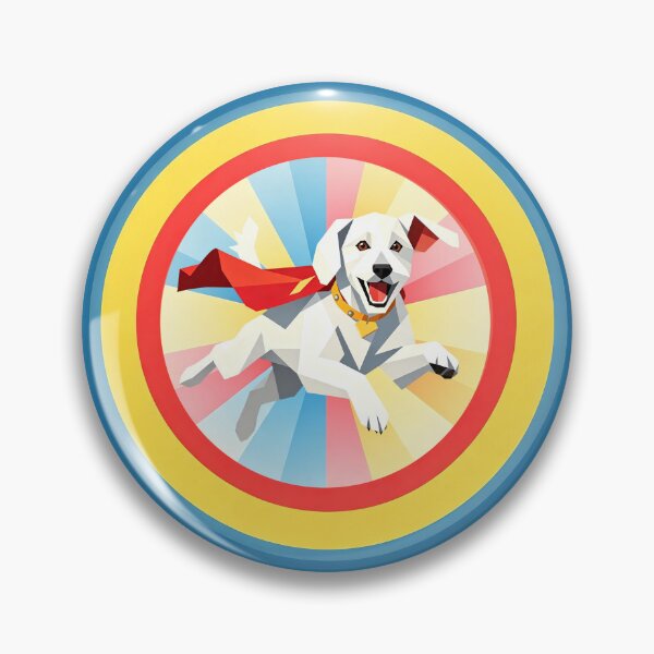 Item preview, Krypto Flying - Geometric Pattern designed and sold by Presents For The Dead.