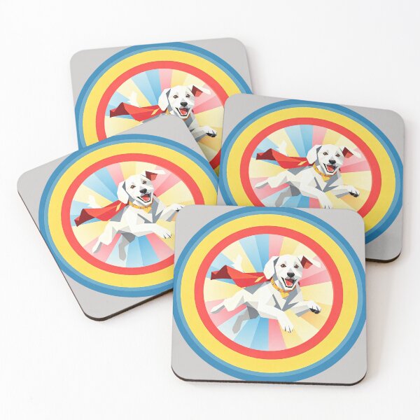 Item preview, Krypto Flying - Geometric Pattern designed and sold by Presents For The Dead.