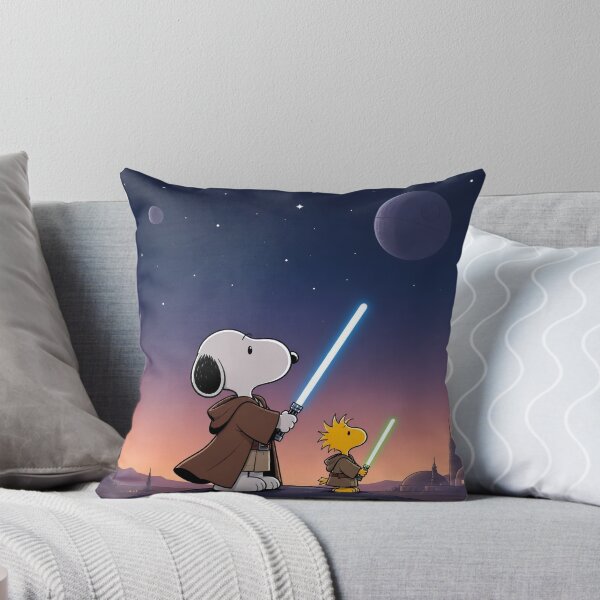 Item preview, Jedi Snoopy & Woodstock designed and sold by COFFEEWITHARTS.