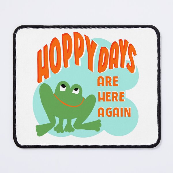Item preview, Hoppy Days Frog designed and sold by MayCartPrintArt.