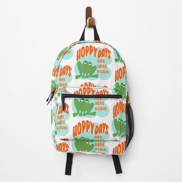 Item preview, Hoppy Days Frog designed and sold by MayCartPrintArt.