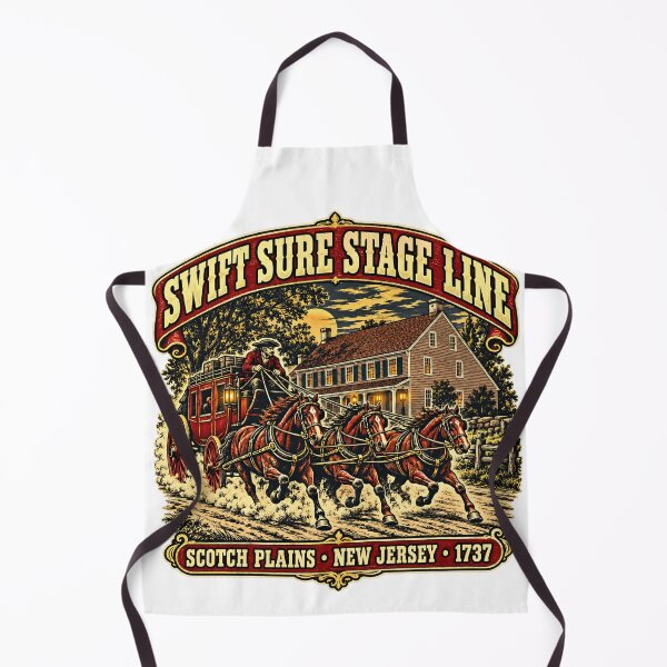 Item preview, Swift Sure Stage Line – Stage House Inn, Scotch Plains NJ designed and sold by Past in Threads.