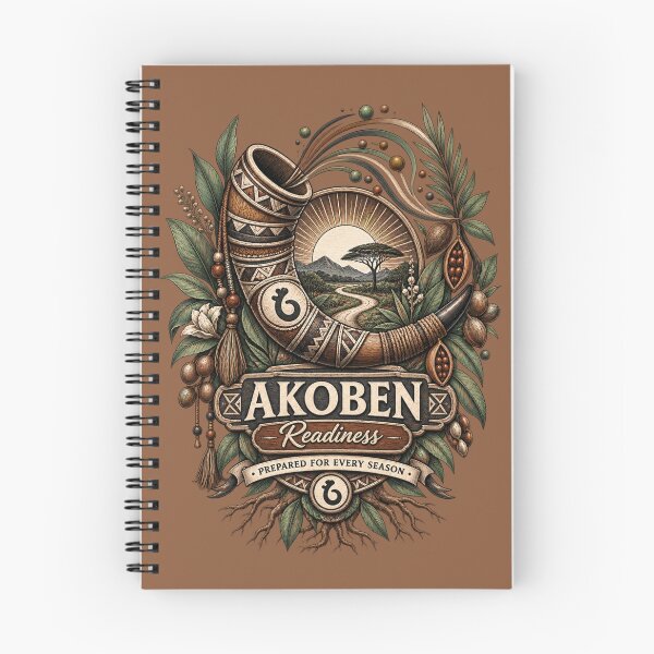 Item preview, Akoben – Symbol of Readiness | Adinkra Wisdom Collection designed and sold by 'VARI'.